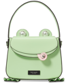 KATE SPADE LILY PATENT LEATHER 3D FROG SMALL HOBO