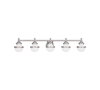 Shop Livex Oldwick 5-light Bath Vanity In Brushed Nickel