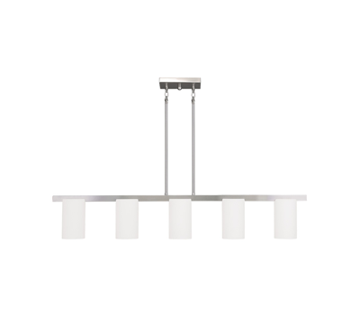 Livex Astoria Light Chandelier In Brushed Nickel