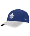 Fanatics Men's Blue Toronto Maple Leaf's 2020 Locker Room Structured Adjustable Hat In Blue,gray