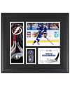 FANATICS AUTHENTIC NIKITA KUCHEROV TAMPA BAY LIGHTNING FRAMED 15" X 17" PLAYER COLLAGE WITH A PIECE OF GAME-USED PUCK