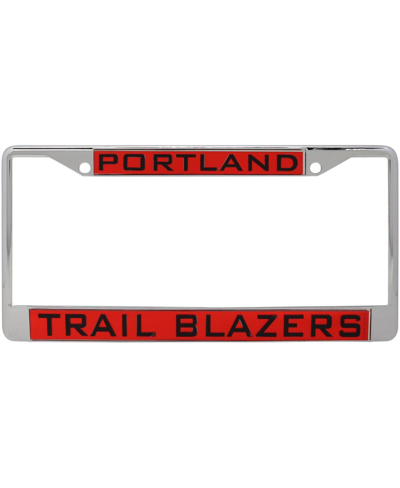 Wincraft Portland Trail Blazers Laser Inlaid Metal License Plate Frame In Multi