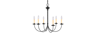 Livex Heritage Chandelier Light In Black