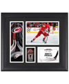 FANATICS AUTHENTIC BRETT PESCE CAROLINA HURRICANES FRAMED 15" X 17" PLAYER COLLAGE WITH A PIECE OF GAME-USED PUCK
