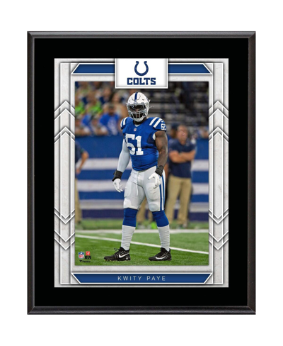 Fanatics Authentic Kwity Paye Indianapolis Colts 10.5" X 13" Sublimated Player Plaque In Multi