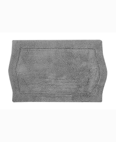 Home Weavers Waterford Bath Rug, 24" X 40" In Grey