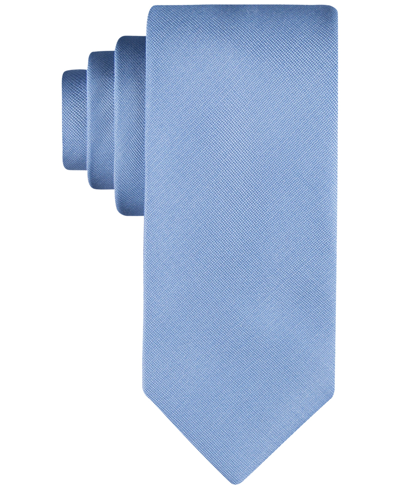 Calvin Klein Men's Solid Tie In Light Blue