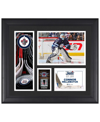 FANATICS AUTHENTIC CONNOR HELLEBUYCK WINNIPEG JETS FRAMED 15" X 17" PLAYER COLLAGE WITH A PIECE OF GAME-USED PUCK