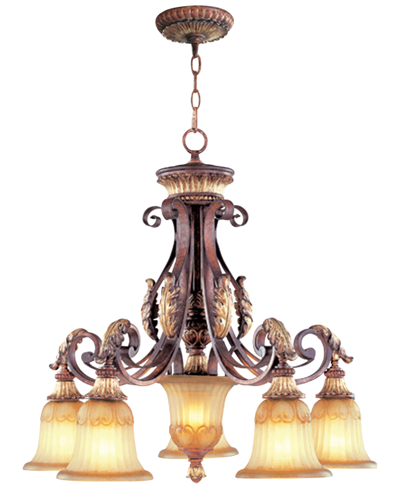 Livex Villa Verona Chandelier In Bronze