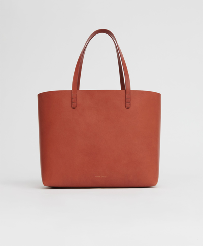 Mansur Gavriel Large Tote In Brandy/sun