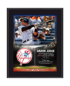 FANATICS AUTHENTIC AARON JUDGE NEW YORK YANKEES 10.5" X 13" SECOND YANKEE TO HIT HOME RUNS IN FIRST TWO GAMES SUBLIMATE