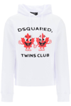 DSQUARED2 TWINS CLUB HOODED SWEATSHIRT