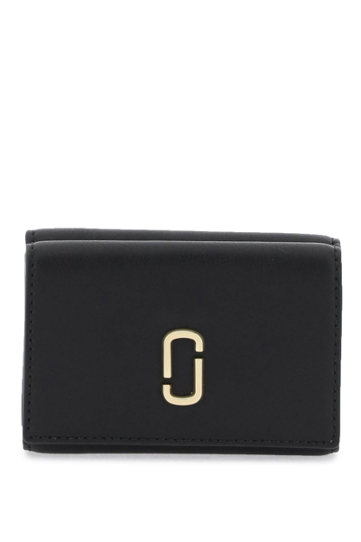 Marc Jacobs The J Marc Trifold Wallet In Black (black)