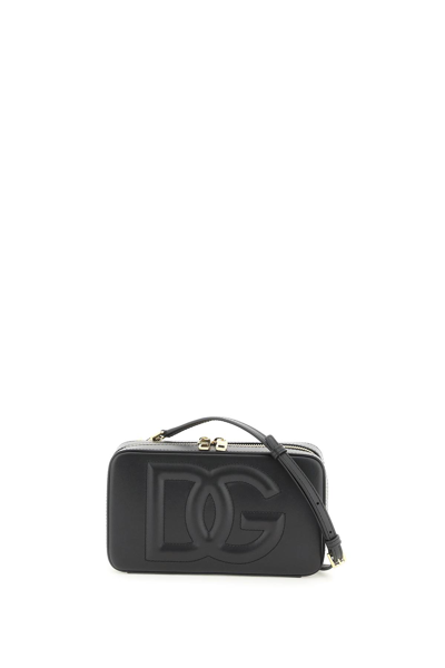 Dolce & Gabbana Leather Camera Bag In Nero (black)