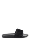 Jimmy Choo Men's Slides With Logo In V Black Black (black)
