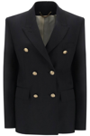 GOLDEN GOOSE DOUBLE-BREASTED BLAZER WITH HERALDRY BUTTONS
