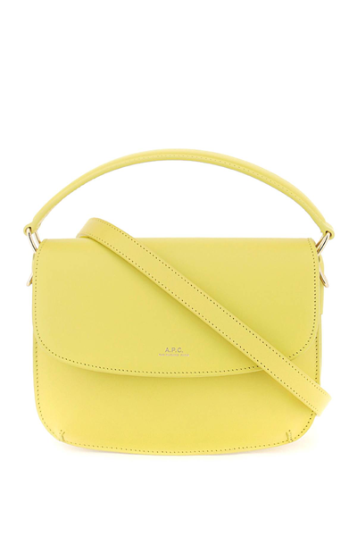 Apc Sarah Mini Shoulder Bag In Sunshine (yellow)