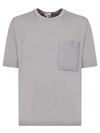Ten C Chest Patch Pocket Grey T-shirt In Grey