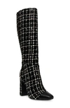 Steve Madden Ally Cap Toe Knee High Boot In Black Mult