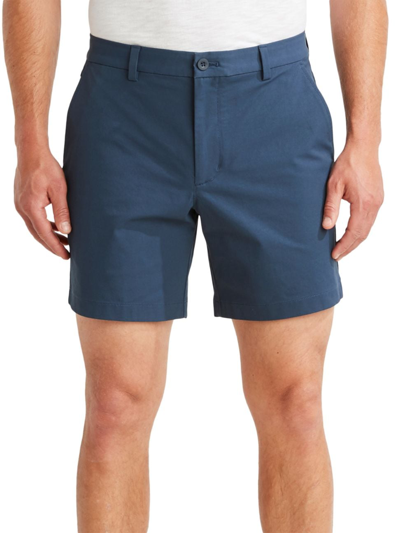 Vineyard Vines Men's On-the-go Cotton-blend Shorts In Blue Blazer