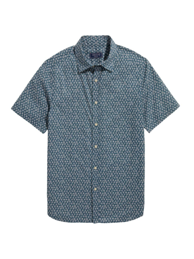 Vineyard Vines Men's Floral Cotton Button-front Shirt In Blue Multi