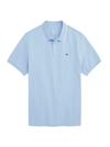 Vineyard Vines Men's Heritage Tipped Cotton Polo Shirt In Jake Blue