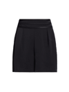 Ramy Brook Women's Joss Pleated Shorts In Black