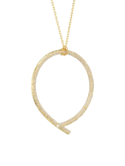 Tabayer Women's Oera 18k Yellow Gold & 3.10 Tcw Diamond Knot Pendant Necklace