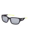 Adidas Originals Men's 58mm Rectangular Sunglasses In Matte Black Smoke Mirror