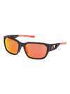 Adidas Originals Men's 58mm Rectangular Sunglasses In Orange