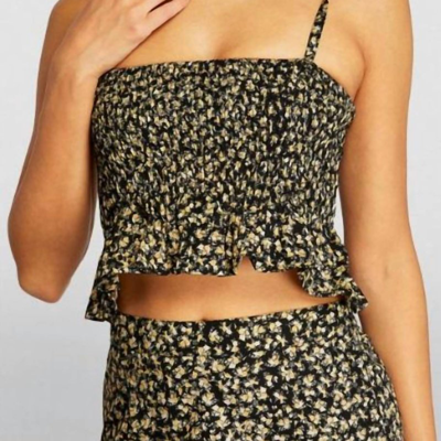 Faithfull The Brand Damita Top In Salma Floral Print In Multi