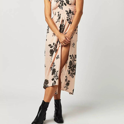 Free People Forget Me Not Midi Dress In Pink
