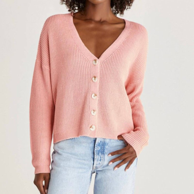 Z Supply Morgan Cardigan In Pink