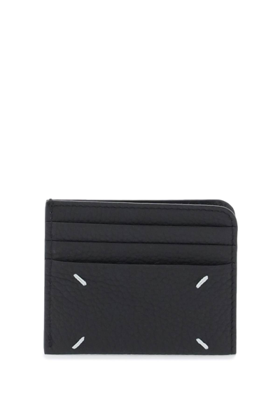 Maison Margiela Leather Cardholder In Black (black)