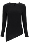 By Malene Birger Simone Asymmetric Blouse In Black (black)