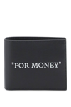 Off-white Bookish Bifold Wallet In Black White (black)