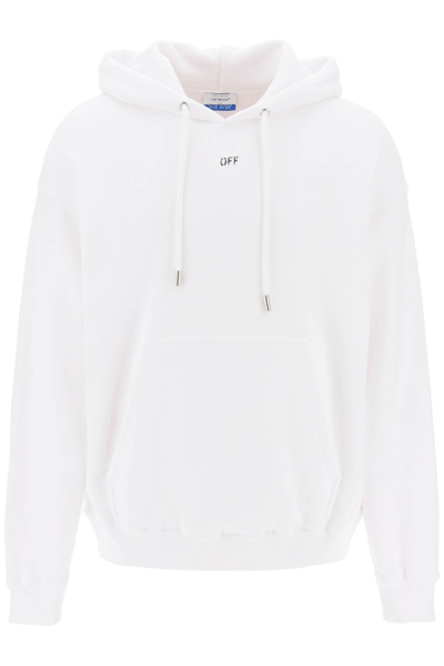 OFF-WHITE SKATE HOODIE WITH OFF LOGO
