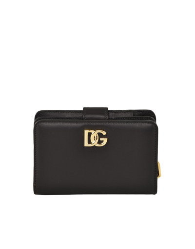 Dolce & Gabbana Designer Wallets Women's Black Wallet