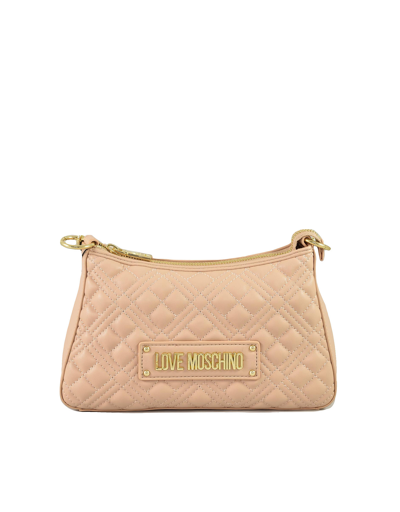 Love Moschino Designer Handbags Women's Beige Handbag In Neutrals