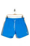 Hugo Boss Boss Iconic Stripe Board Shorts In Bright Blue