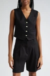 Veronica Beard Arabella Vest In Black
