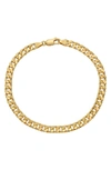 BONY LEVY 14K GOLD CURB CHAIN BRACELET