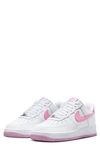 Nike Men's Air Force 1 '07 Shoes In White/pink Rise/white