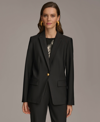 Donna Karan Women's One Button Blazer In Black
