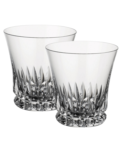 Villeroy & Boch Grand Royal Old Fashioned Glasses, Pair Of 2 In Clear