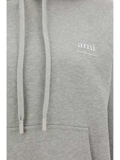 Ami Alexandre Mattiussi Ami Paris Sweatshirts In Gray