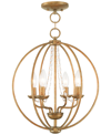Livex Arabella 15" Pendant In Gold