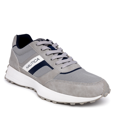Nautica Men's Outfall 4 Athletic Sneakers In Gray