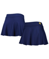 ZOOZATZ WOMEN'S ZOOZATZ NAVY NOTRE DAME FIGHTING IRISH FLOWY SKORT