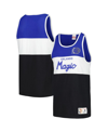 MITCHELL & NESS MEN'S MITCHELL & NESS BLACK ORLANDO MAGIC SPECIAL SCRIPT TANK TOP